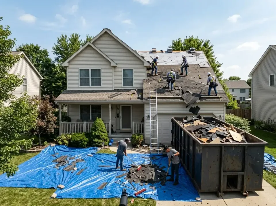 roof-replacement-debris-remova-004 — frequently asked questions, Cheapest Dumpster Rentals in Vero Beach South, FL